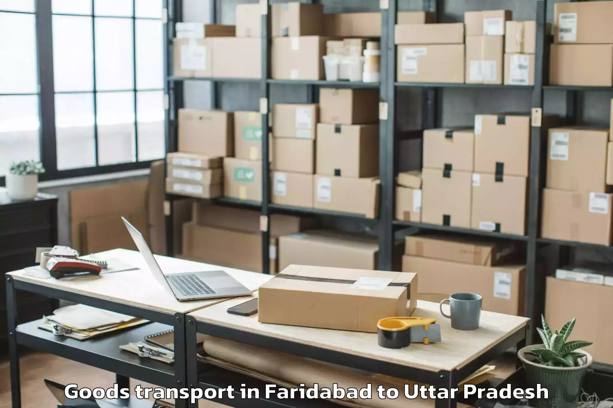 Leading Faridabad to Sikriganj Goods Transport Provider